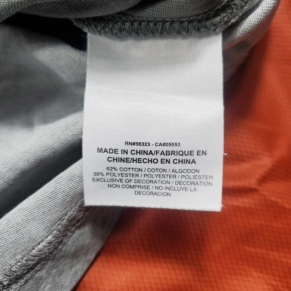 2013 Nike Long Sleeve T shirt Grey‎ Embroidered Swoosh Men's Large